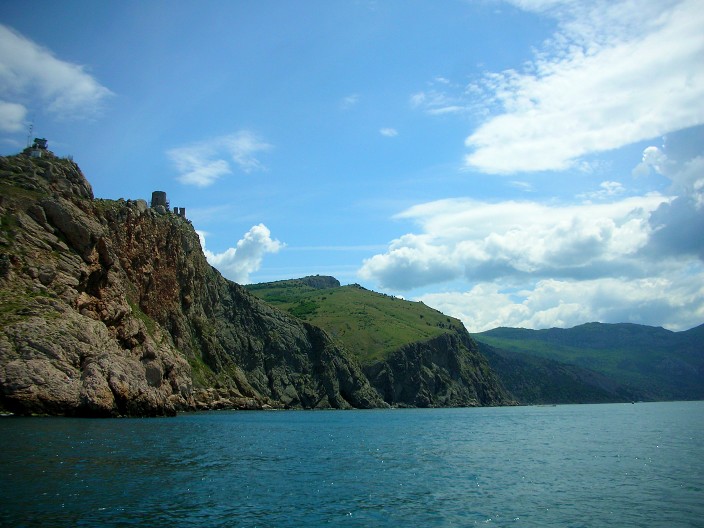 Black Sea coastline near Balaklava